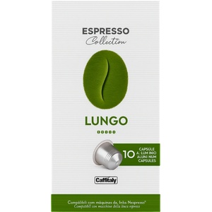 Caffitaly Кафе капсули Caffitaly Espresso Lungo съвместими с Nespresso, 10 бр