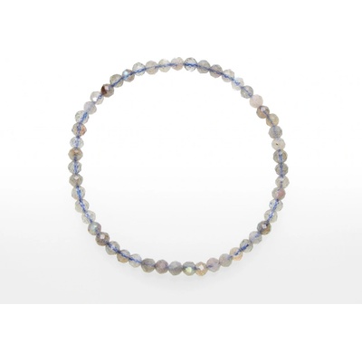 SVĚT KAMENŮ s.r.o. Labradorit náramek fazetovaný 4 mm 00167123