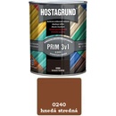 HOSTAGRUND PRIM 3v1 farba na kov Pololesk S2177 0240 hnedá 0,6l