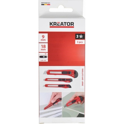 KREATOR Sada 3 ks odlamovacích nožov KRTH00101