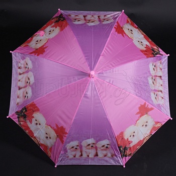 Vystřelovací dětský deštník Kara růžový