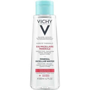 Vichy Почистваща минерална мицеларна вода за чувствителна кожа на лицето, Vichy Purete Thermale Mineral Micellar Water Face & Eyes Sensitive Skin 200ml