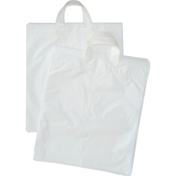 Taška igelitová LDPE 10 kg bílá 38 x 46 cm