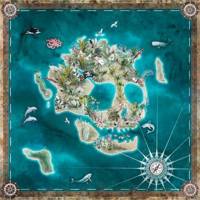 Komar Vliesová fototapeta Skull Island rozměry 250 x 280 cm
