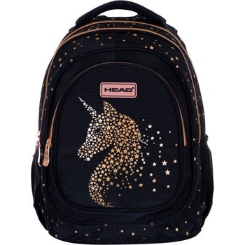 Astra Ученическа раница, Head, Златен Еднорог, 39 х 28 х 15 см