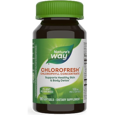 Nature's Way ХЛОРОФРЕШ (Хлорофил концентрат) 90 софтгел капсули | Nature’s Way (3550)