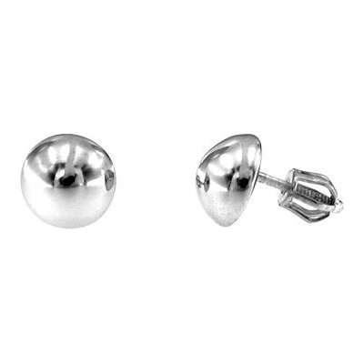 Infinitysilver stříbrné náušnice půlkoule 431725