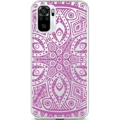 Pouzdro TopQ Xiaomi Redmi Note 10 silikon Violet Mandala