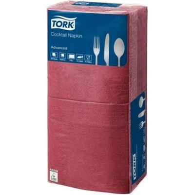 Tork Advanced servítky 2-V 24x24 Bordeaux TORK/477824PAK 200ks