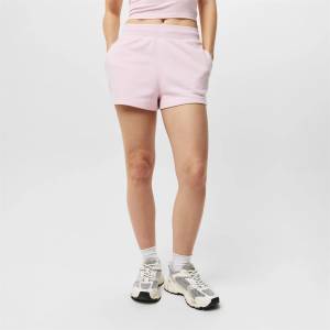 Jack Wills Поларени къси панталони Jack Wills Women's Fleece Jogger Shorts - Pink