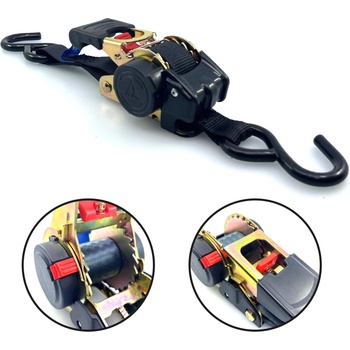 SVX Upínací samonavíjací pás /gurtňa/ s navíjačom a hákmi 3M 3m 750daN 50mm