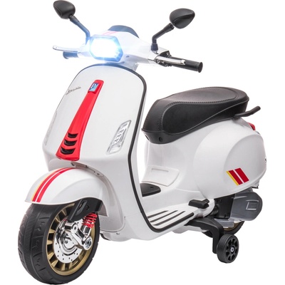 AIYAPLAY dětská elektrická motorka Vespa bílá