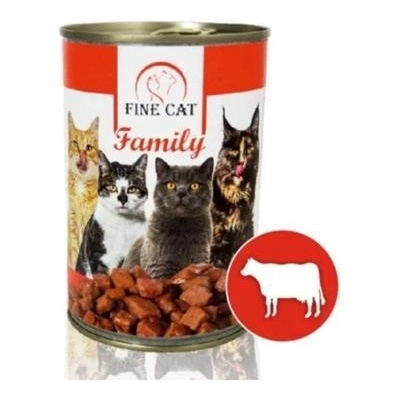 Fine Cat Family hovězí 415 g