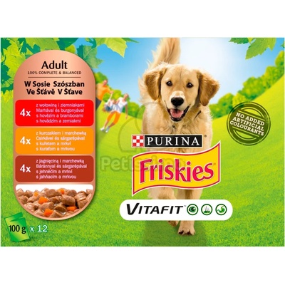 Friskies Adult Multipack - Мокра храна за възрастни кучета 6 x