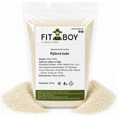 Fitboy Ryžová kaša 4 kg