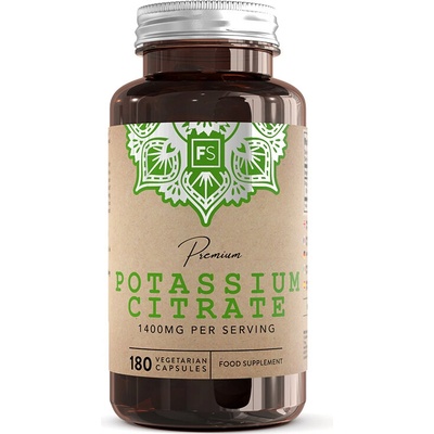 Focus Supplements Здраве за сърдечно-съдовата система и мускулите - Калий (цитрат), 700 mg х 180 капсули (216754 FS)