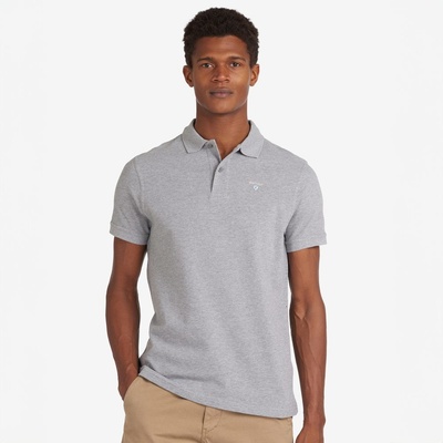 Barbour Sports polo Shirt grey marl