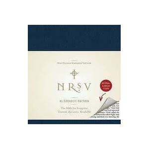 NRSV XL, Catholic Edition, Hardcover, Navy | Harper Bibles (ISBN: 9780061946547)