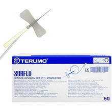 Surflo Set infúzny s krídelkami 22 G 0,70 x 19 mm 30 cm čierny 50 ks