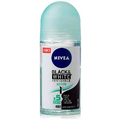 Black & White Active 50ml Roll-On Deodorant - Clear