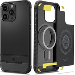 Spigen Rugged Armor Apple iPhone 15 Pro MagFit Case matte black (ACS06703)