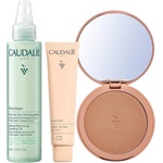 Caudalie Комплект - Почистващо олио, Тониран крем 01 и Пудра, 75 + 30 ml + 8.5 g
