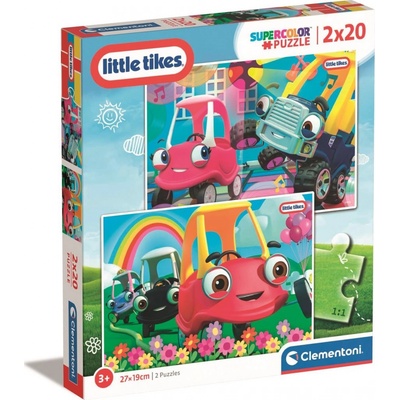 CLEMENTONI Little Tikes 2x20 dílků