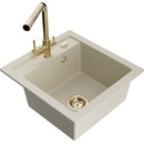 Sety kuchynských drezov a batérií Set Mexen Vito + Duero