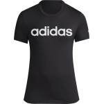 adidas Дамска тениска Adidas LOUNGEWEAR Essentials Slim Logo T-Shirt Womens - Black / White