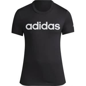 adidas Дамска тениска Adidas LOUNGEWEAR Essentials Slim Logo T-Shirt Womens - Black / White