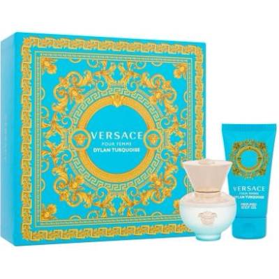 Versace Pour Femme Dylan Turquoise подаръчен комплект: EDT 30 ml + гел за тяло 50 ml за жени
