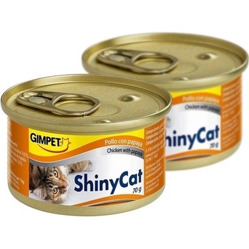 Shiny Cat kuře a papája 2 x 70 g