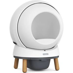PetSafe ScoopFree SmartSpin Автоматична тоалетна за котки, самоизмиваща се - white