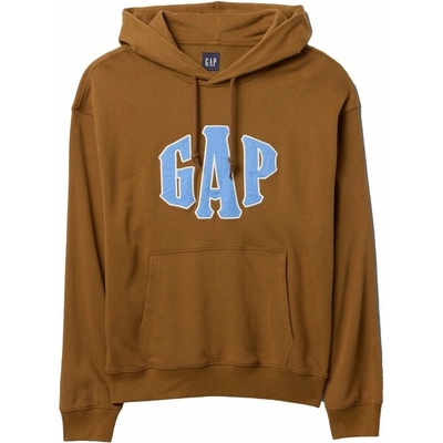 GAP Oversize mikina s logem hnědá