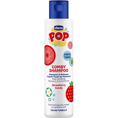 Chicco Pop Comby Shampoo & Conditioner шампоан и балсам Strawberry 250ml