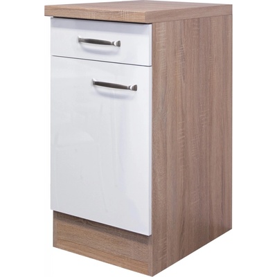 Flex-Well Valero spodní, zásuvky + dvířka, 40 x 86 x 57,1 cm – Zboží Mobilmania