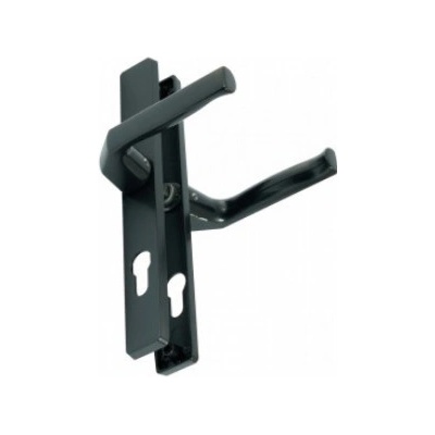 Kování pro branku, klika-klika, rozteč 90 mm