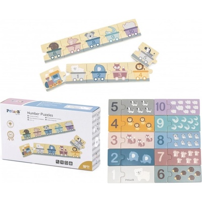 Viga puzzle s číslami