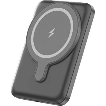 AmazingThing Bъншна батерия /power bank/ AmazingThing Thunder Pro Magnetic, 5000mAh, сива, 1x USB-C, безжично зареждане (TPM5KGY)