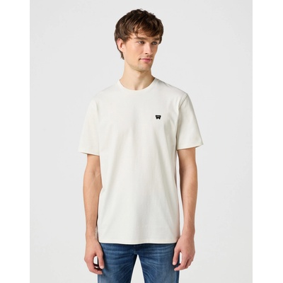 Wrangler pánské triko Sign Off Tee 112351234 Vintage White