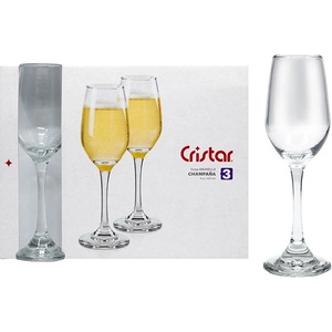Cristar ЧАША brunello ЗА ШАМПАНСКО 0.237Л. 3БР. 5470cl3 (5470cl3)