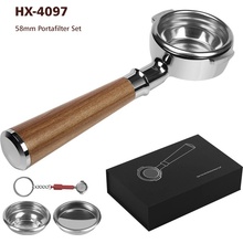 Lelit AVX 4097 páka bez dna 58 mm s rúčkou Redwood