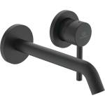 Ideal Standard CeraLine - Смесител за мивка за вграждане, 2-отворен монтаж, черен A6938XG (A6938XG)