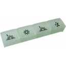 Obzor Dávkovač léků typ 04 denní MIX barev