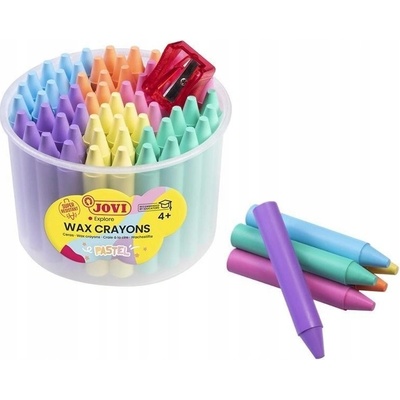 JOVI Voskovky Pastel 60 ks + strúhadlo