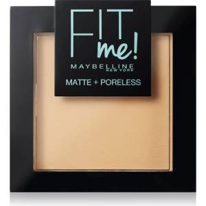 Maybelline new york Fit Me! Matte+Poreless матираща пудра цвят 130 Buff Beige 9 гр