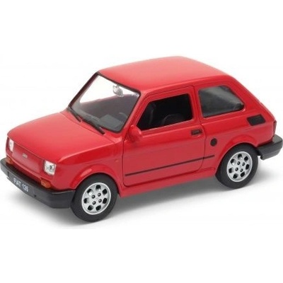 Welly Fiat 126 model červený 1:34