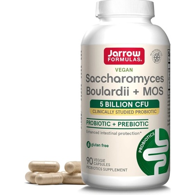 Jarrow formules saccharomyces boulardii + mos 90 vegetariánskych kapsúl