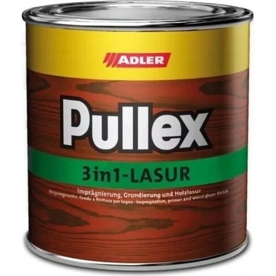 Lazura na dřevo 3w1 fasády ploty ADLER Pullex 3in1 Lasur Nuss 5L