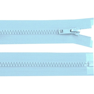 Kostěný zip šíře 5 mm délka 85 cm bundový 183 modrá ledová